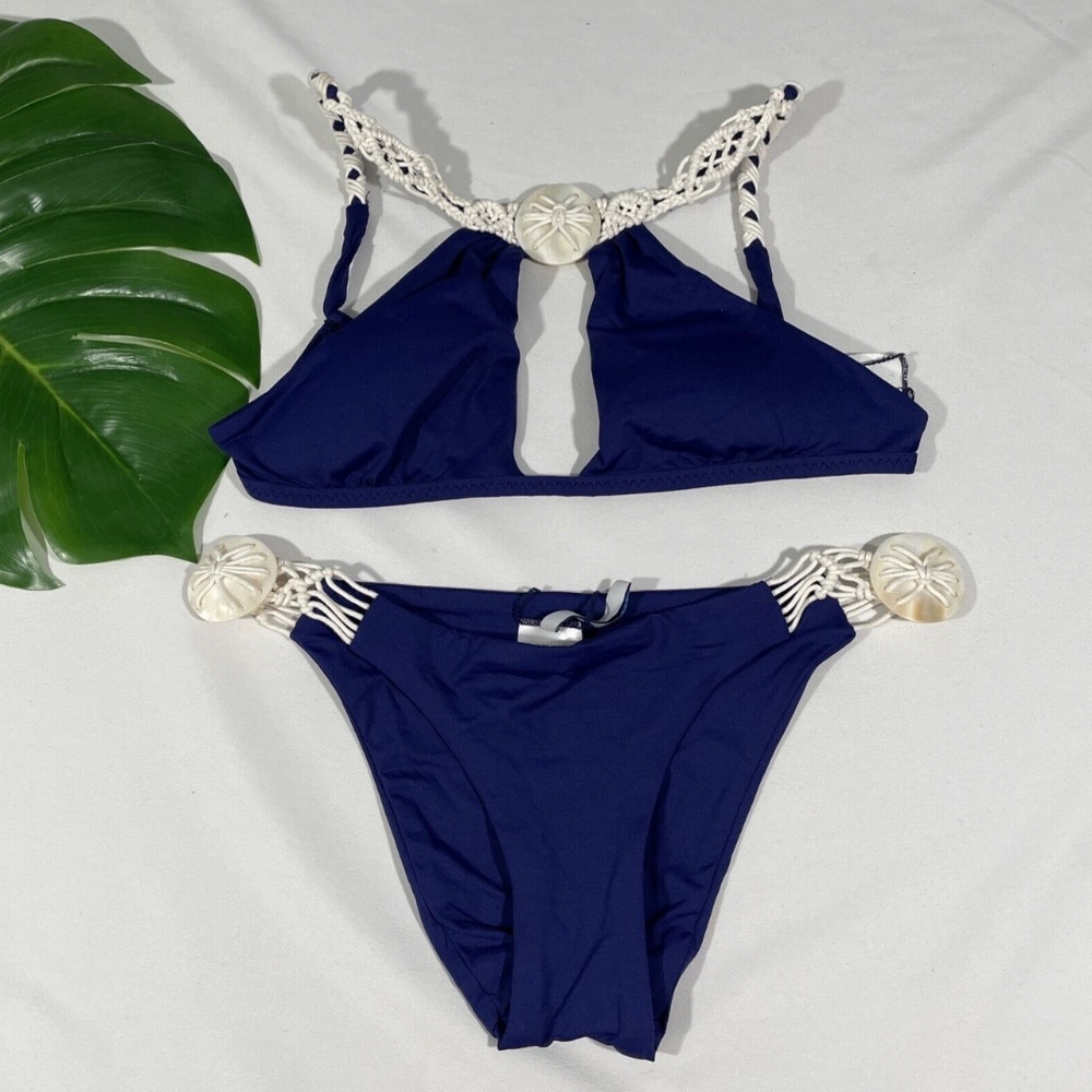 NEW Isabella Rose‎ [ Small ] Low Tide Seashell Bikini Top + Bondi Bottom